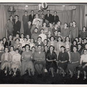 0020P Those involved with Youth Club around 1955
